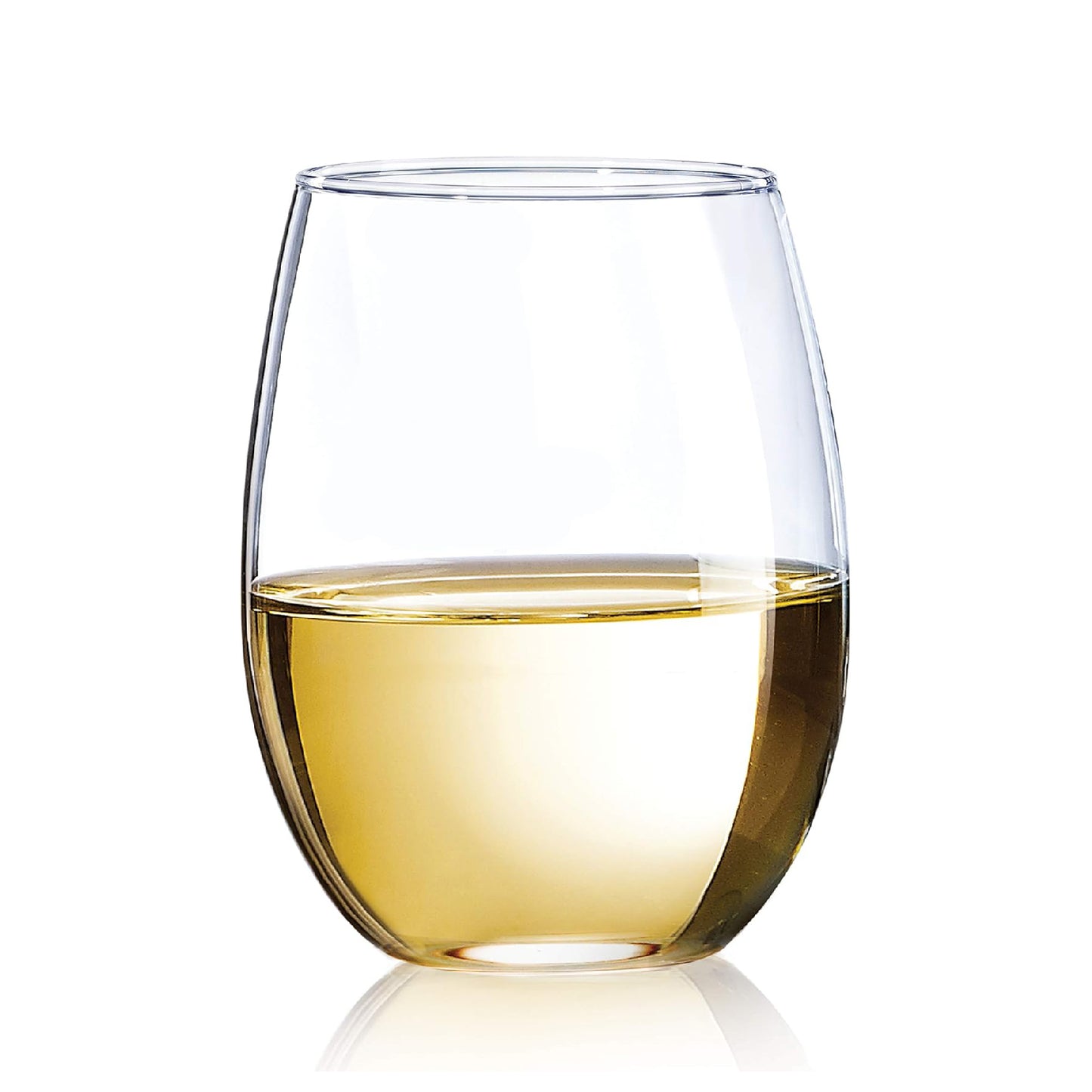 Arcoroc Perfection Stemless Wine Glass – Elegant 21 oz Glassware by Arc Cardinal - Pack of 12