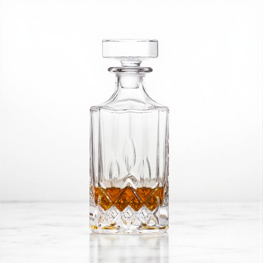 Beveled Whiskey Decanter by The Gentlemen's Gifts - Pack of 6