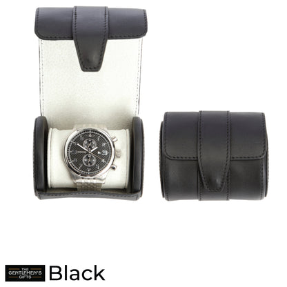 ROYCE New York Monogrammed Single Travel Jewelry Watch Roll