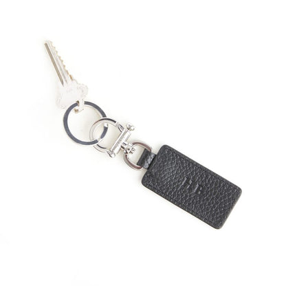 ROYCE New York Monogrammed Leather Luxe Key Chain