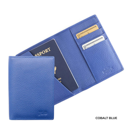 ROYCE New York Monogrammed RFID Blocking Passport Travel Organizer