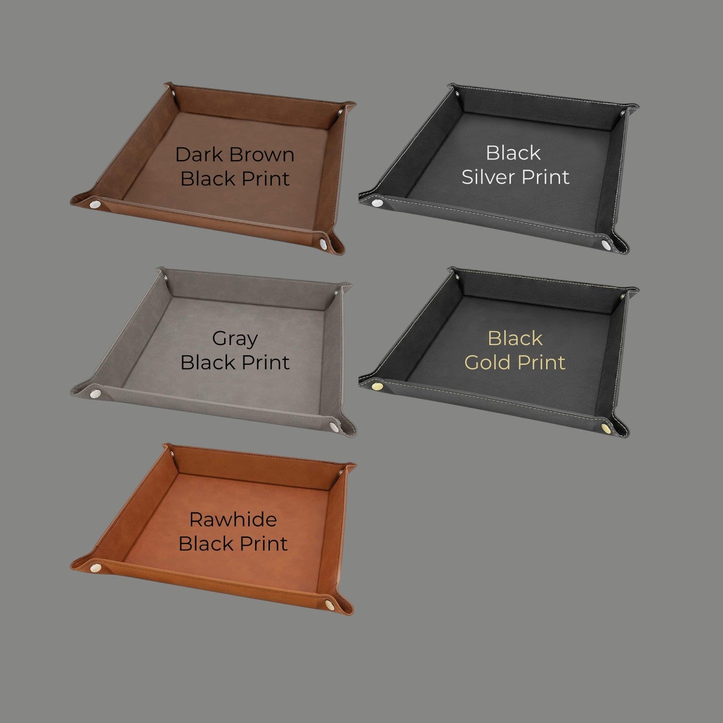 Lawyer Personalized Leather Valet Tray Organizer