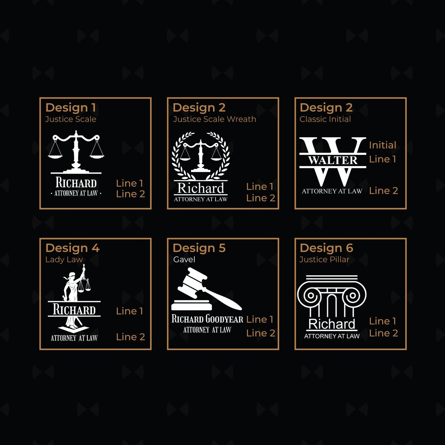 Lawyer Personalized Square Whiskey Glass