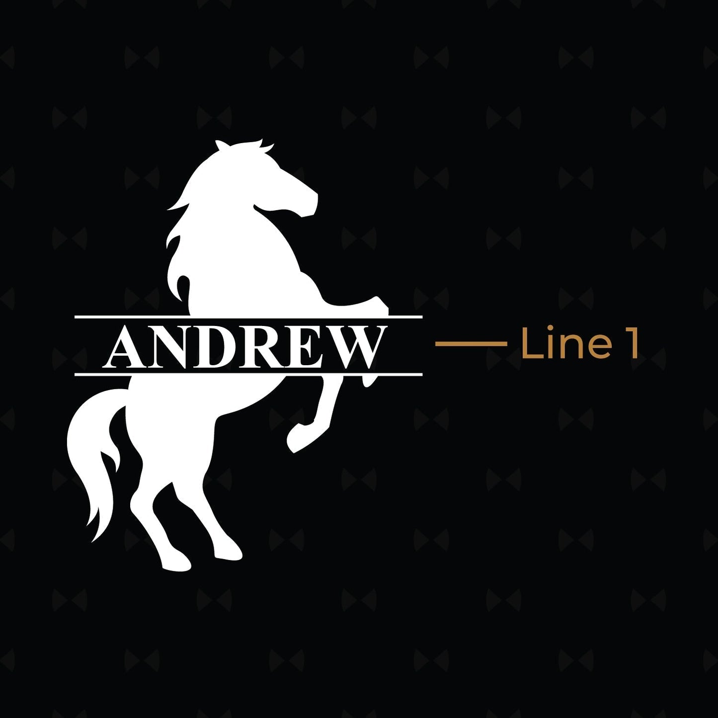 Equestrian Horse Personalized Legacy Reserve Whiskey Decanter with Rocks Glasses - 3 pc