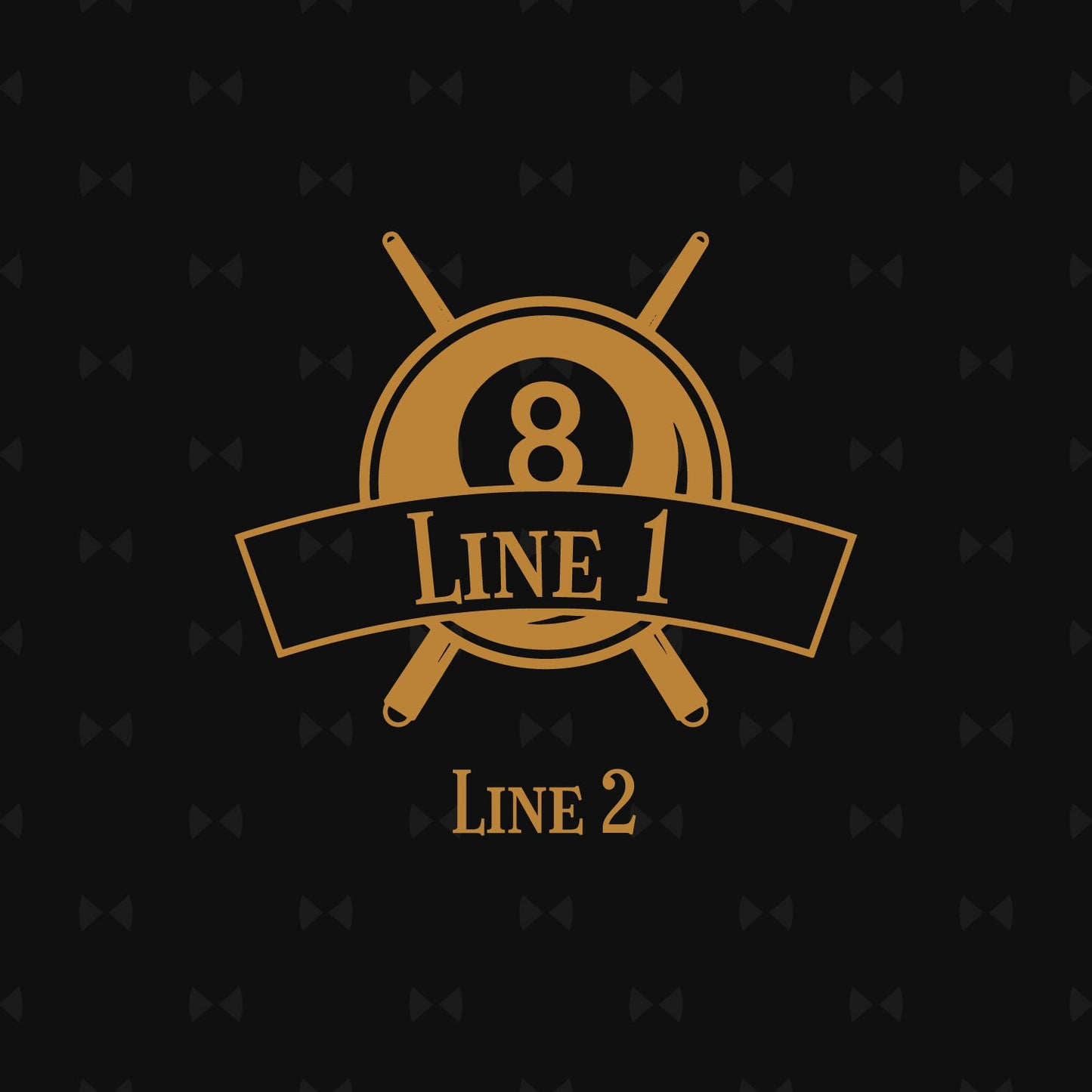 Pool Billiard Eight-Ball Personalized Travel Cigar Case with Cutter - Custom Cigar Gift Set