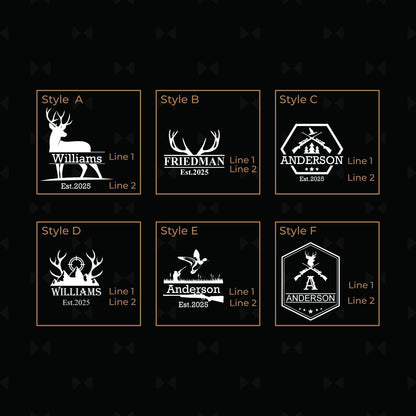 Hunting Engraved Highball Glass