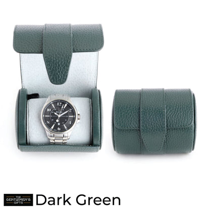 ROYCE New York Monogrammed Single Travel Jewelry Watch Roll