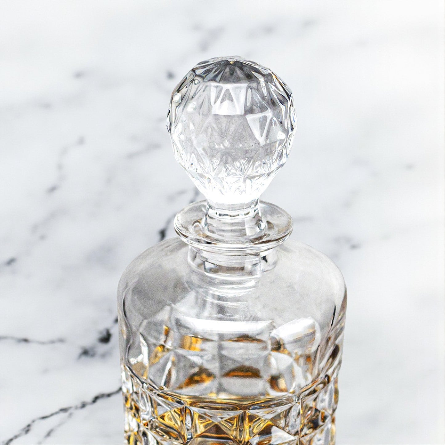 Diamond Whiskey Decanter by The Gentlemen's Gifts - Pack of 6