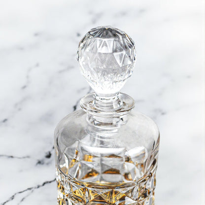 Diamond Whiskey Decanter by The Gentlemen's Gifts - Pack of 6