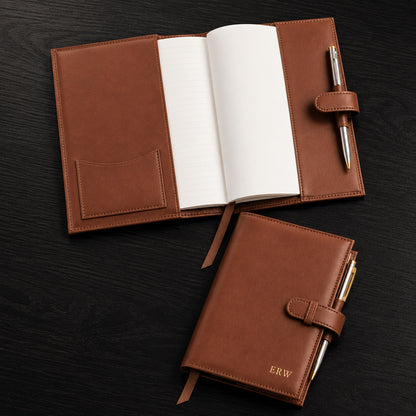 ROYCE New York Monogrammed Executive Refillable Journal