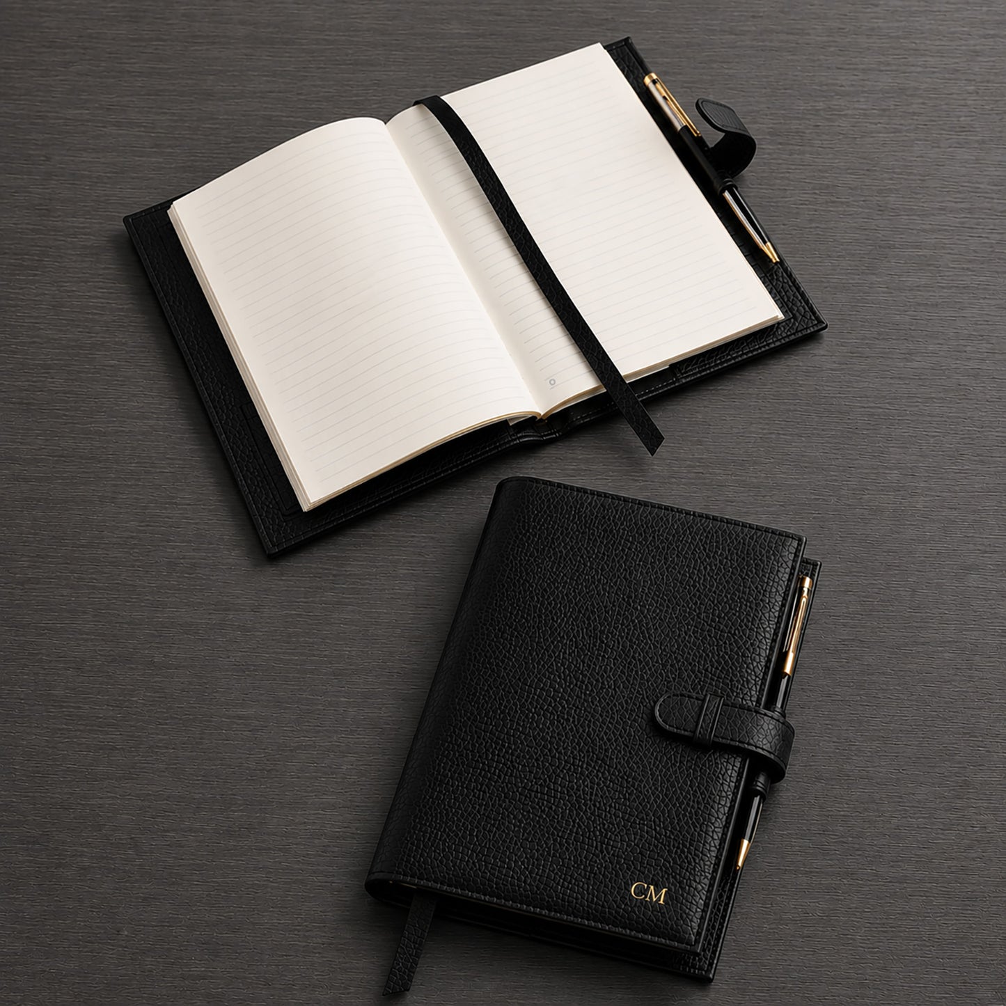 ROYCE New York Monogrammed Executive Refillable Journal