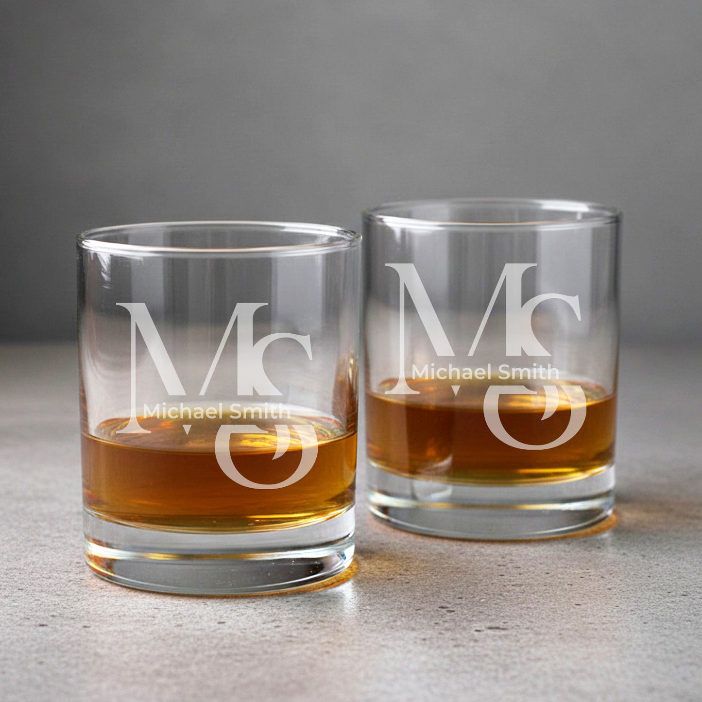 F1 Racecar Whiskey Decanter with Personalized Bourbon Rocks Glasses Set