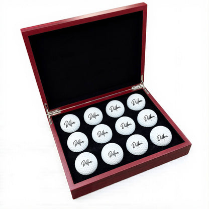 Golf Ball Box Rosewood Finish (Balls Not Included) (10/Case)