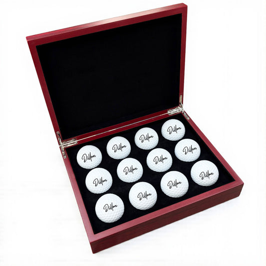 Golf Ball Box Rosewood Finish (Balls Not Included) (10/Case)