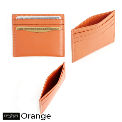 Monogrammed RFID Blocking Slim Card Holder Wallet