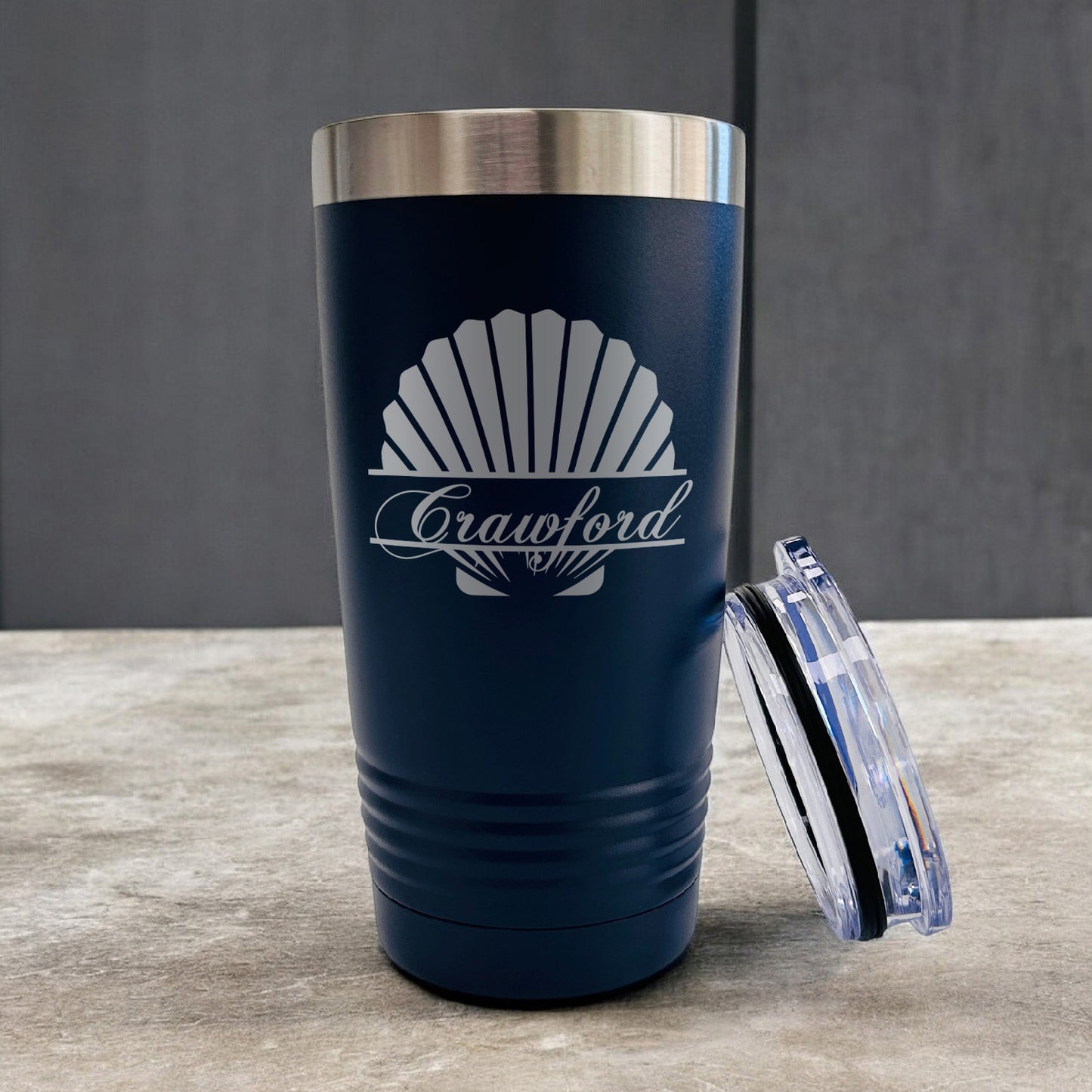 Seashell Personalized 20 oz. Stainless Steel Tumbler