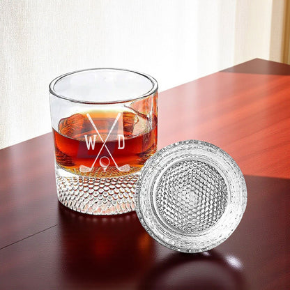 Golf Personalized Golf Cart Decanter & Golf Ball Glasses Gift Set