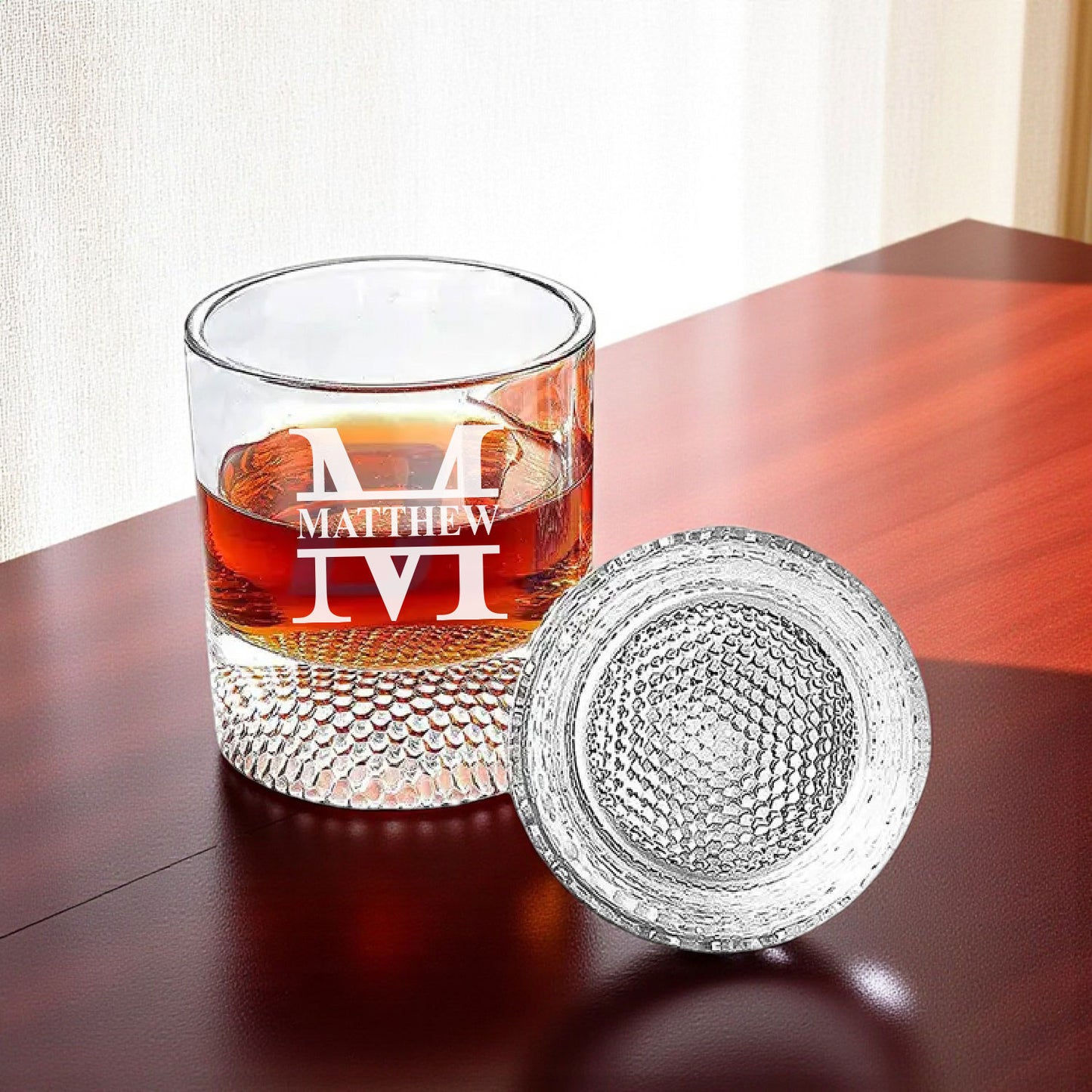 Personalized Golf Cart Whiskey Decanter & Golf Ball Glasses Gift Set