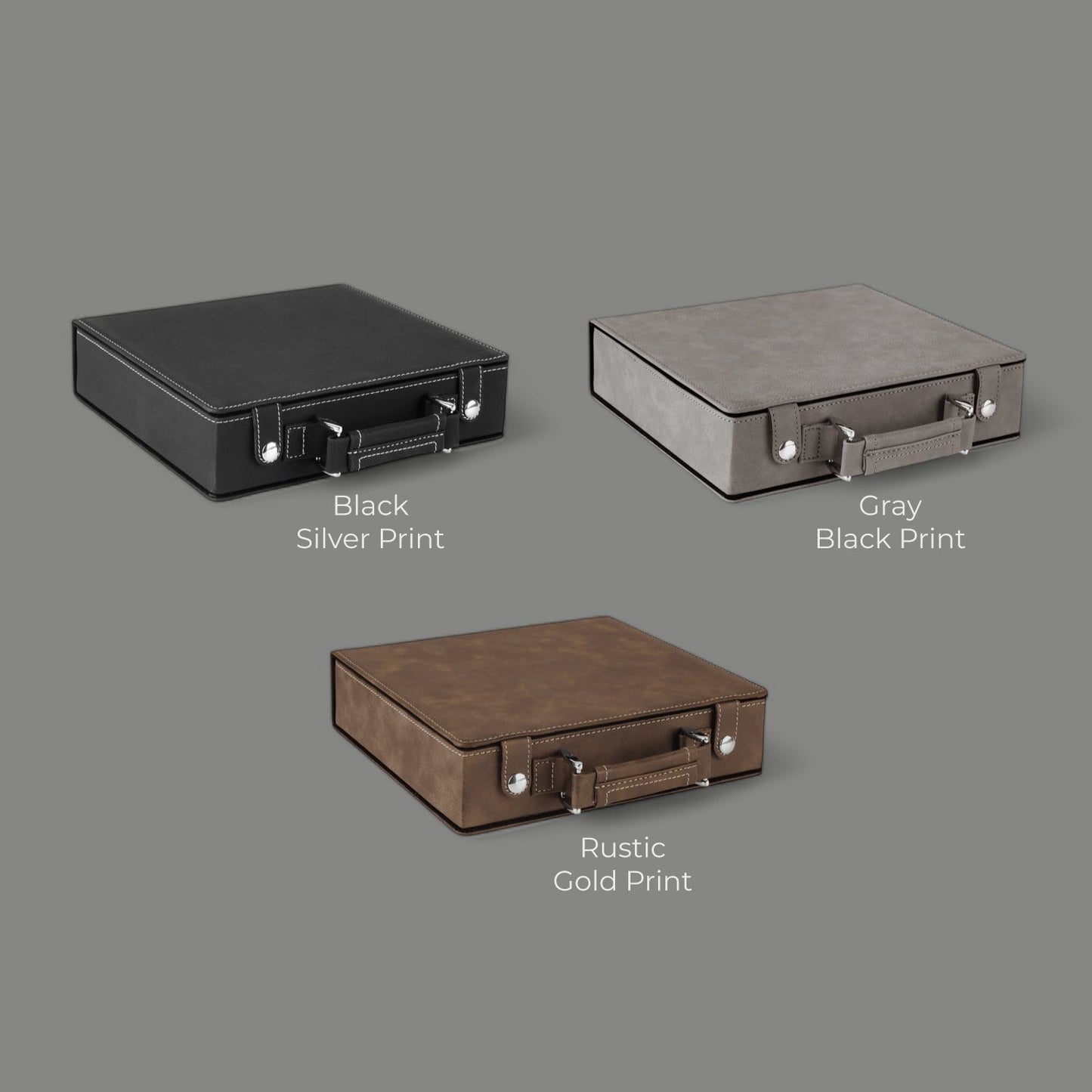 Bitcoin Crypto Personalized Leather Poker Gift Set