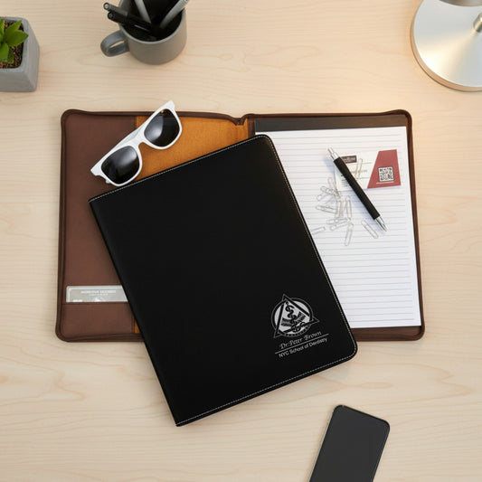 Medical Professionals Personalized Leather Portfolio