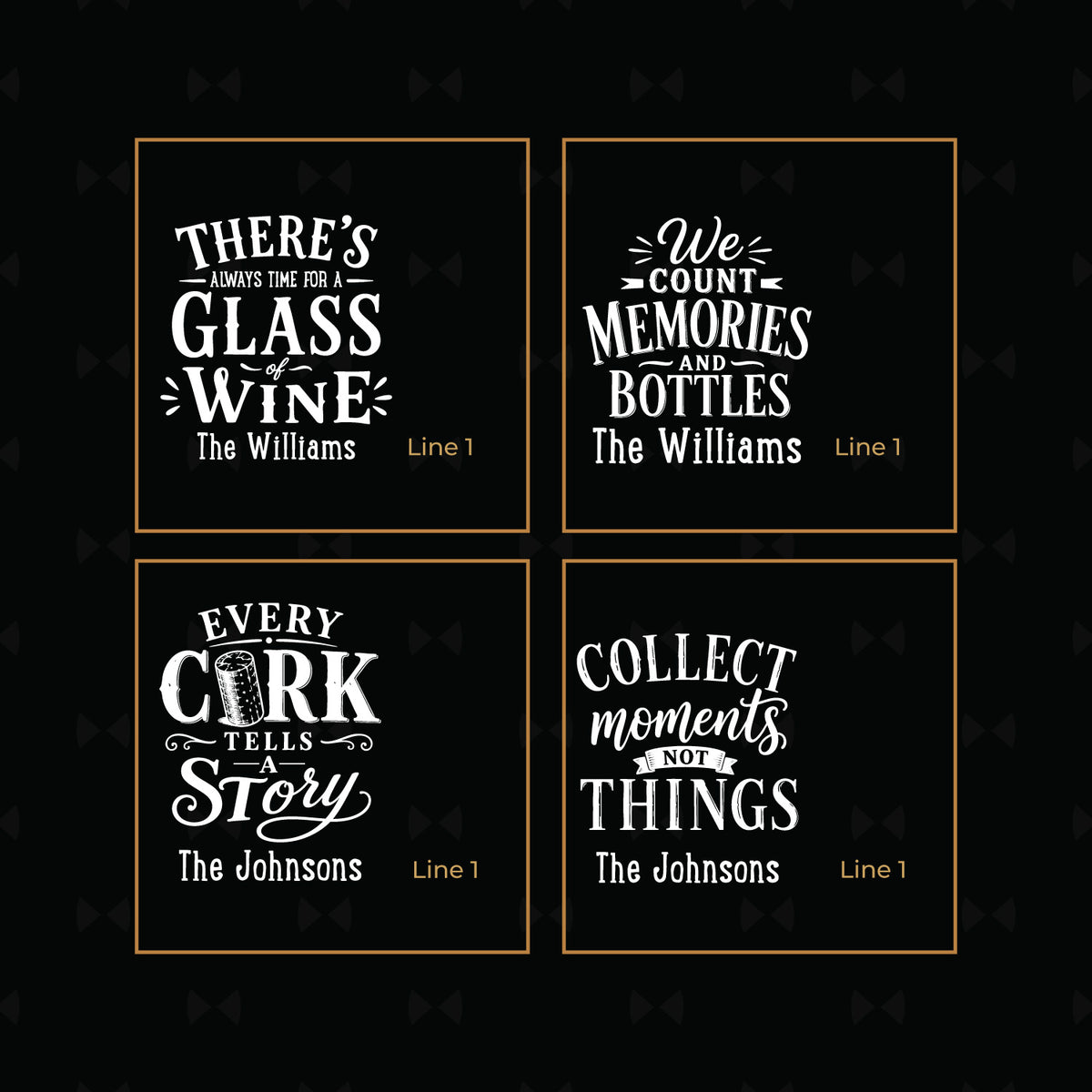 Personalized Reclaimed Wine Barrel Cork Display