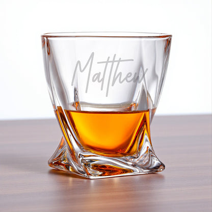 Signature Collection Personalized Twist Whiskey Glass