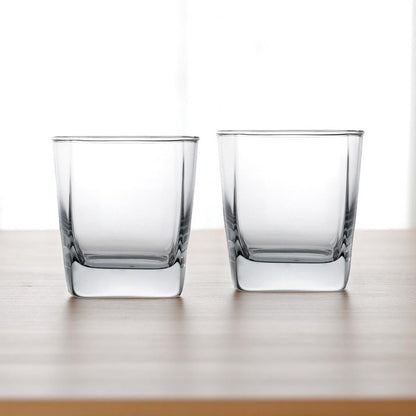 Custom Logo Personalized Square Whiskey Glass