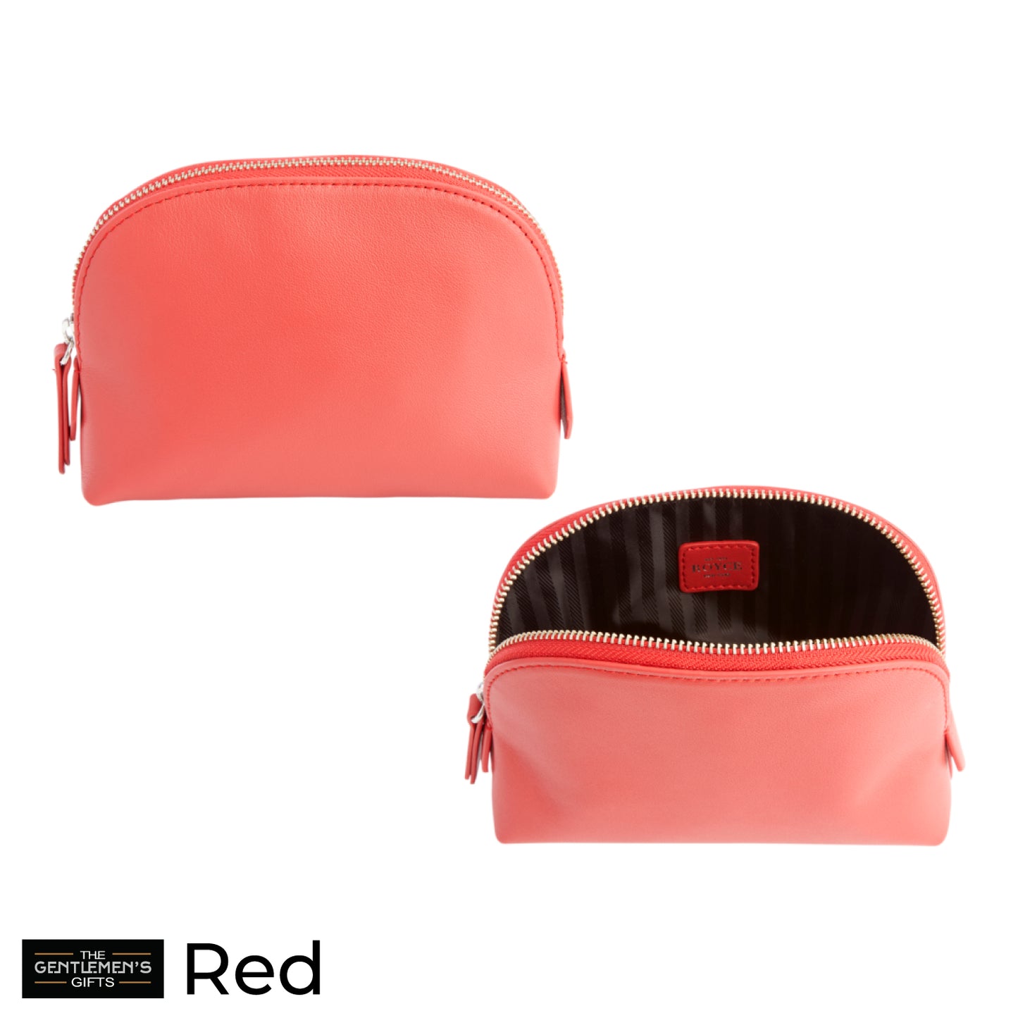ROYCE New York Monogrammed Compact Cosmetic Makeup Bag