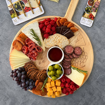 Round Charcuterie Map Board by Meg Quinn