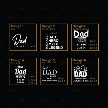 Dad Personalized Cigar Lighter & Super Size Beer Mug Gift Set