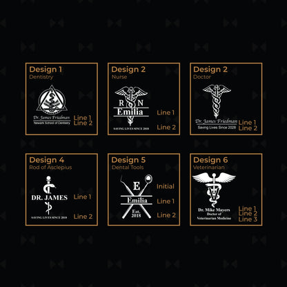 Medical Professionals Personalized Bamboo Barbeque Tools Gift Set