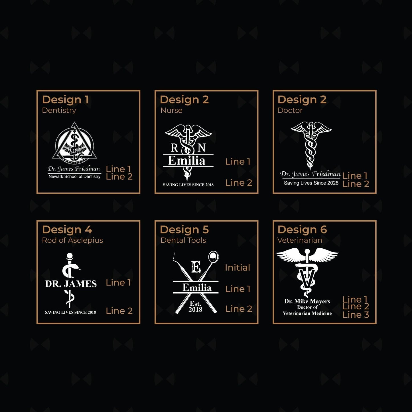 Medical Professionals Engraved Highball Glass