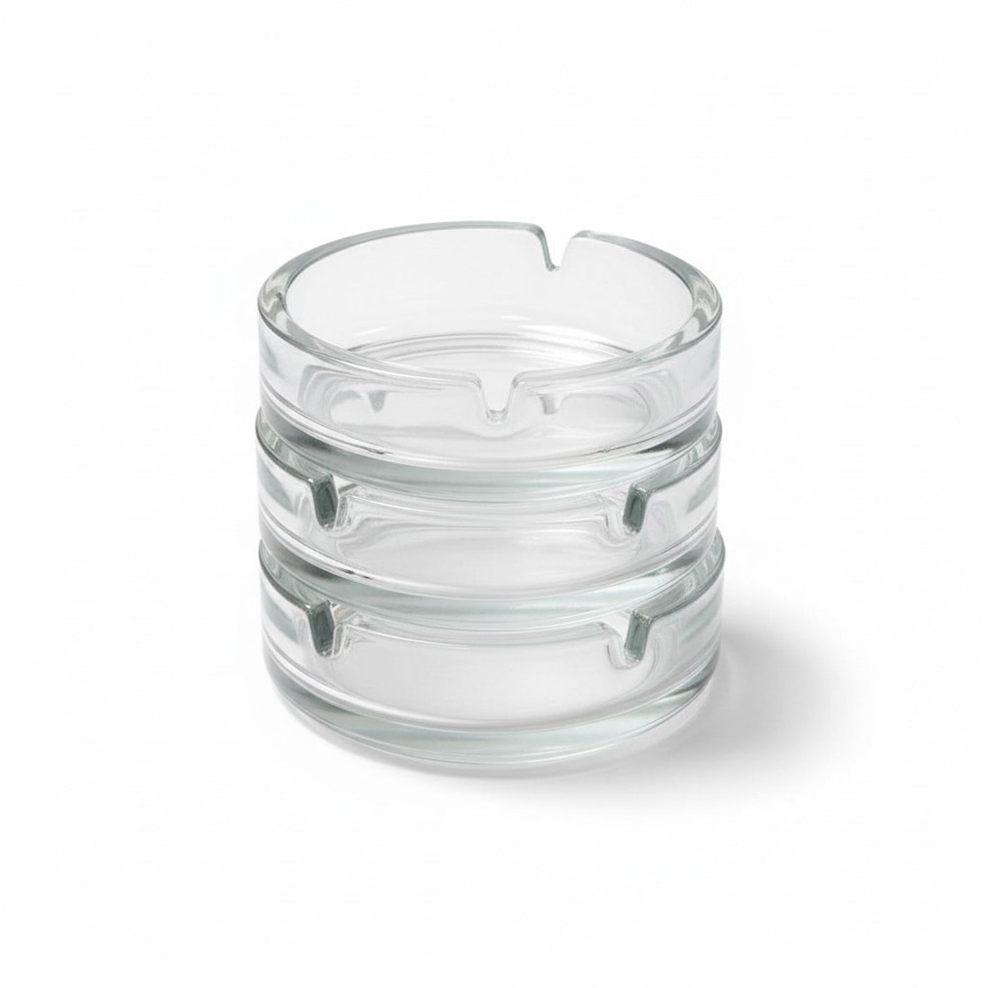 Arcoroc Round Stackable Glass Ashtray by Arc Cardinal - Pack of 24