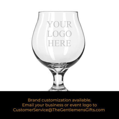 Monogram Personalized Beer Snifter - Set of 4