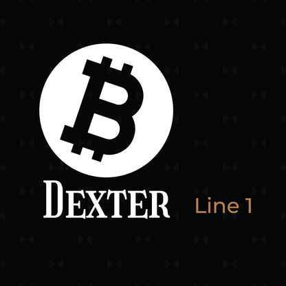 Bitcoin Crypto Personalized Glass Square Clock