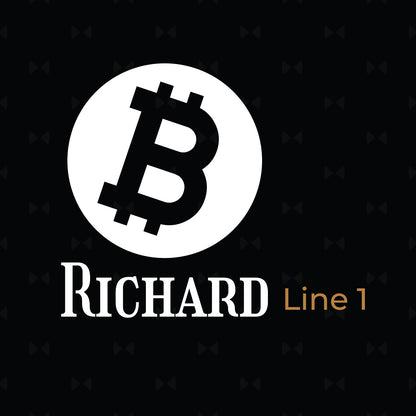 Bitcoin Personalized Round Slate Paddle Cheese Board