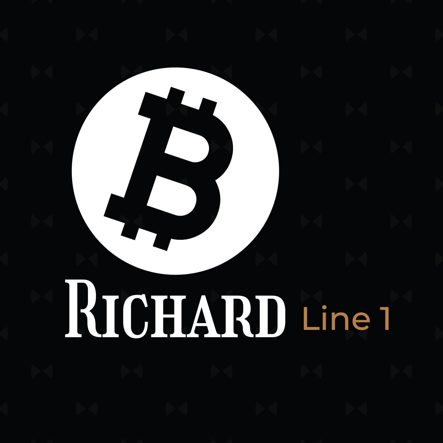 Bitcoin Crypto Personalized Business Card Case