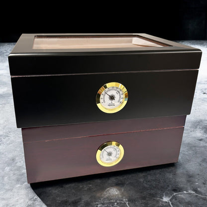 Aviator Pilot Personalized Cigar Humidor 50 Count