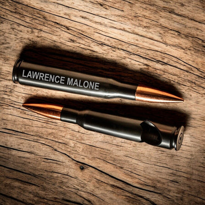 Personalized 50 Cal Bullet Bottle Opener