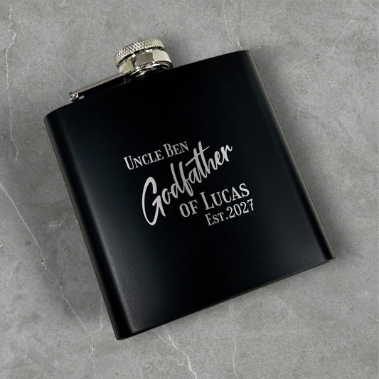Godfather Personalized Metal Flask