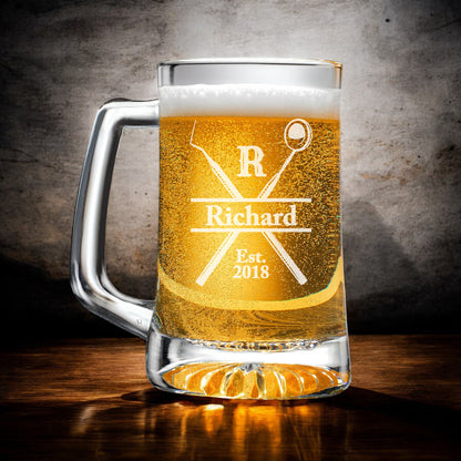 Medical Professionals Personalized Cigar Lighter & Super Size Beer Mug Gift Set