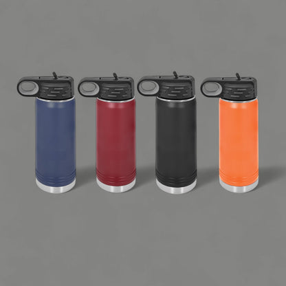 Bitcoin Crypto Personalized 20 oz Insulated Water Bottle