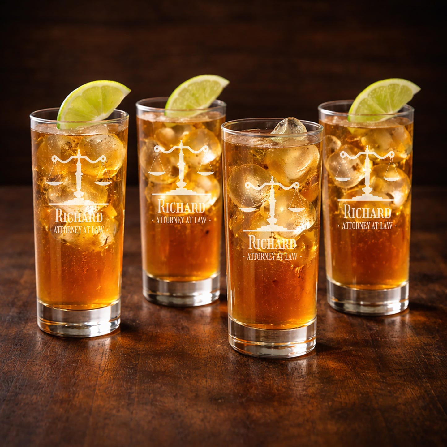 Lawyer Engraved Highball Glass