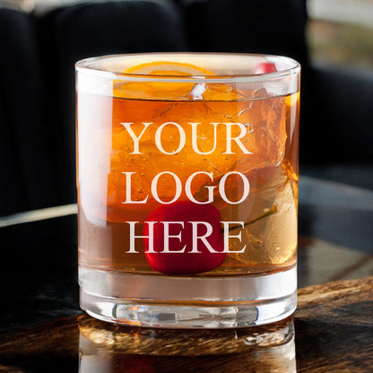 Custom Logo Personalized Legacy Reserve Whiskey Decanter with Rocks Glasses - 3 pc