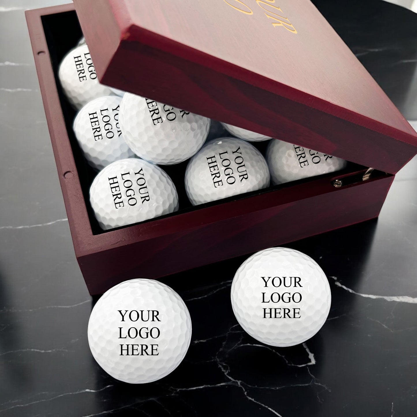 Custom Logo Personalized Golf Ball Gift Set