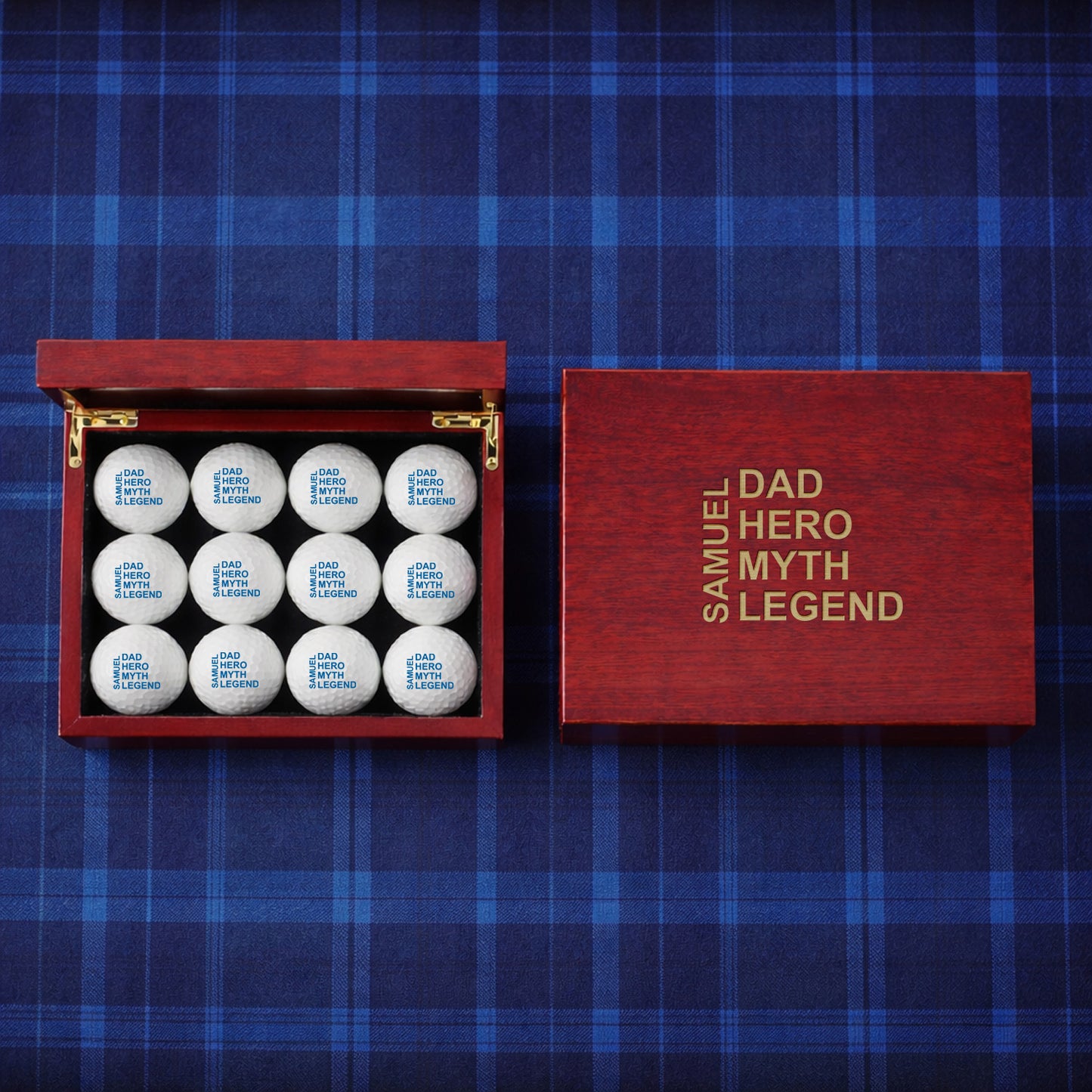 Dad Personalized Golf Ball Gift Set