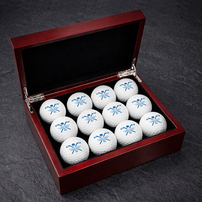 Hockey Personalized Golf Ball Gift Set