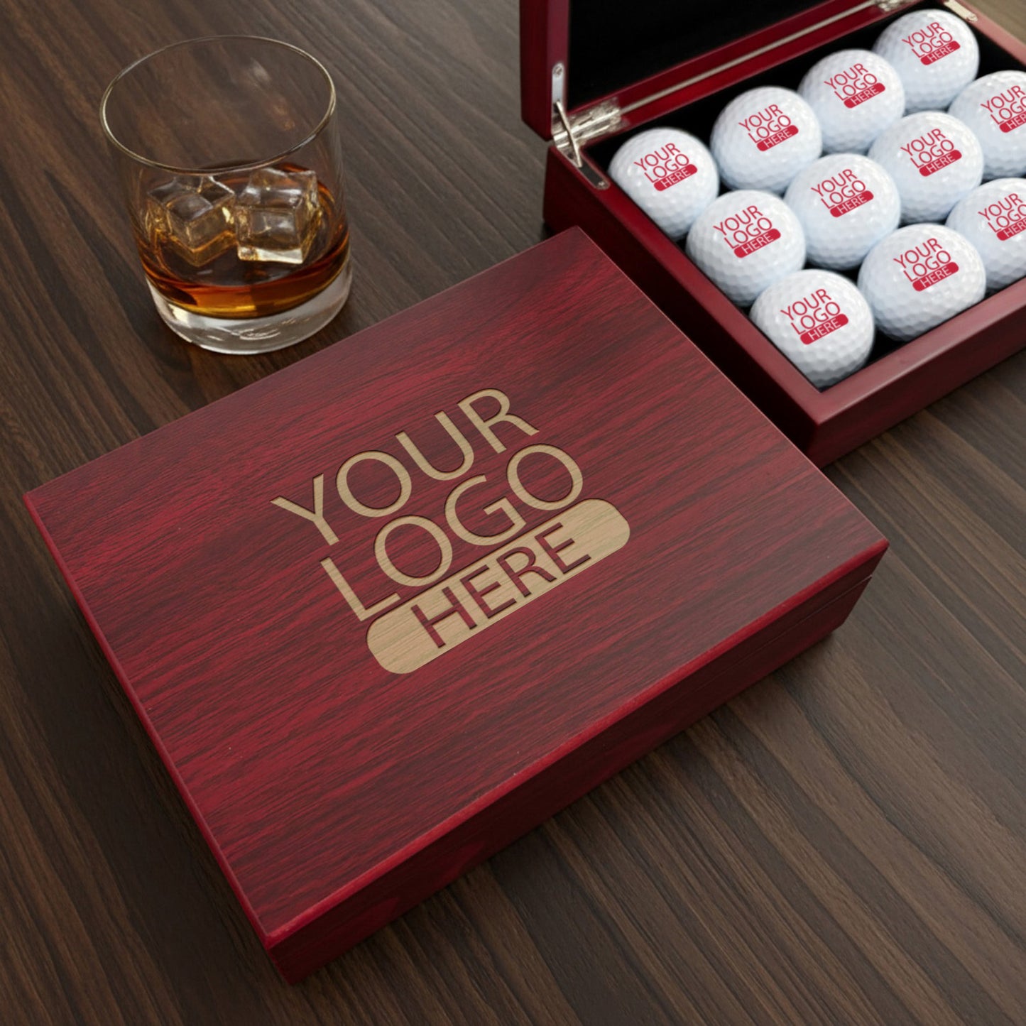 Custom Logo Personalized Golf Ball Gift Set