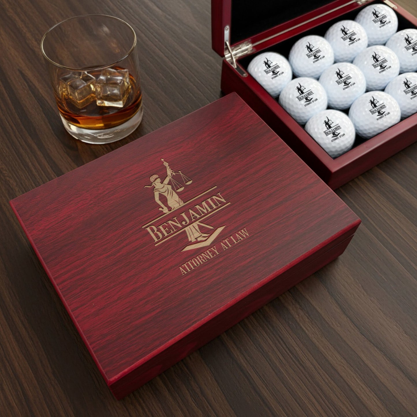 Lawyer Personalized Golf Ball Gift Set