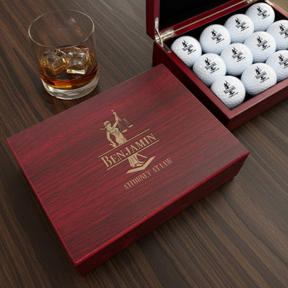 Lawyer Personalized Golf Ball Gift Set